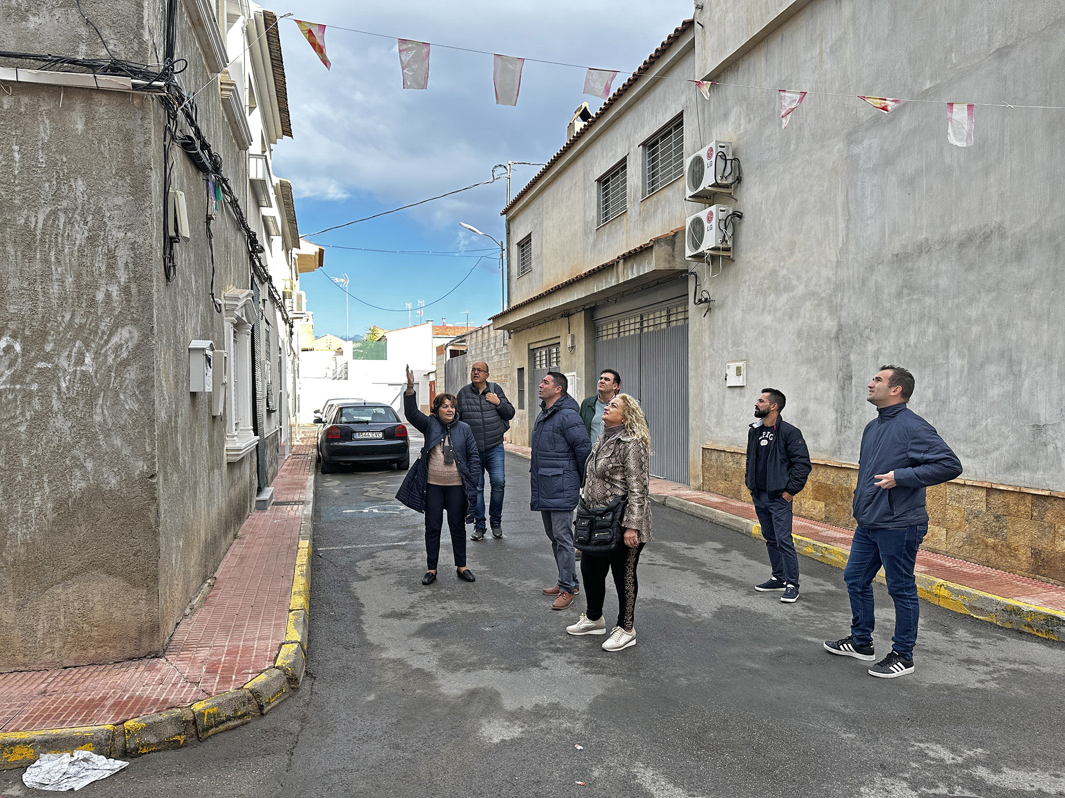 El alcalde Pedro José Noguera visita Los Pulpites para revisar las